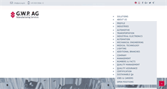 Desktop Screenshot of gwp-ag.com