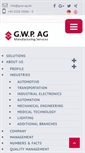 Mobile Screenshot of gwp-ag.com